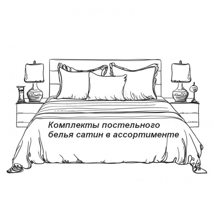 Постельное бельё  1.5 спальное, сатин Россия