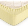 Натяжные трикотажные простыни на резинке "Лимон" 100% Хлопок
