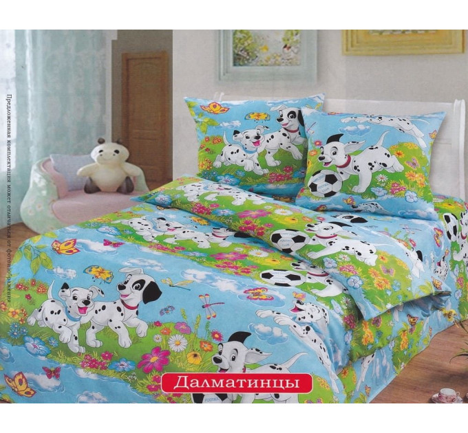 Ткань бязь Далматинцы